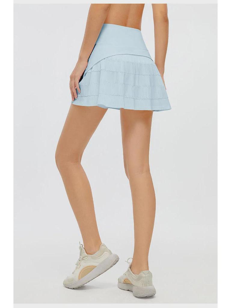 Damen Schnelltrocknender Plissierter Tennisrock-Shorts