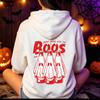 Just Here for The Boos Hoodies Men Funny Ghost Beer Sweatshirts Halloween Graphic Hoode Hoodies Unisex Holiday Party Tops Gifts