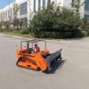 Self-Propelled Remote Control Lawn Mower, 120cm Cutting Width, Agricultural Four-Stroke Grass and Weed Cutter for Italy Export