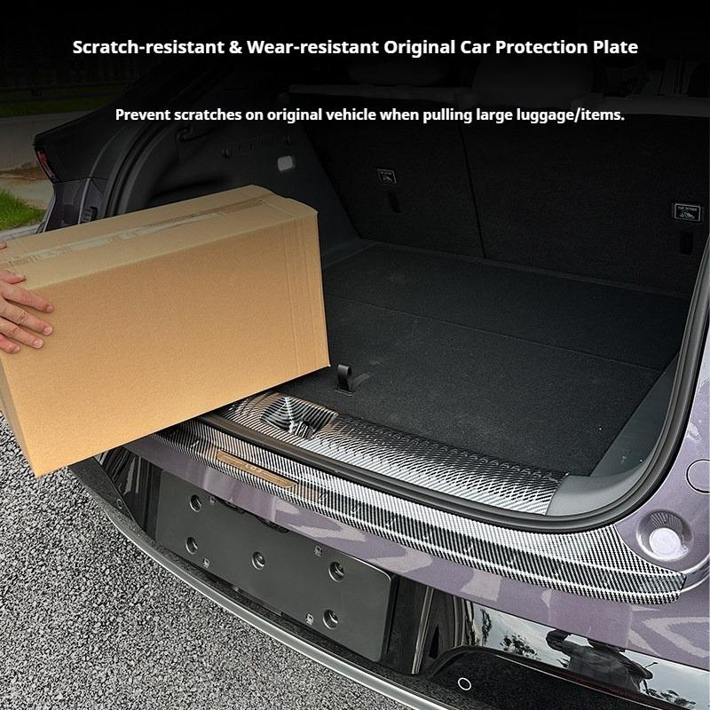 For Xpeng MONA L03 2026 Trunk Sill Guard Protector Sticker Rear Threshold Anti‑Scratch Decal Car Accessories