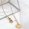 European & American Simple Snake Bone Pearl Double Layer Necklace for Women