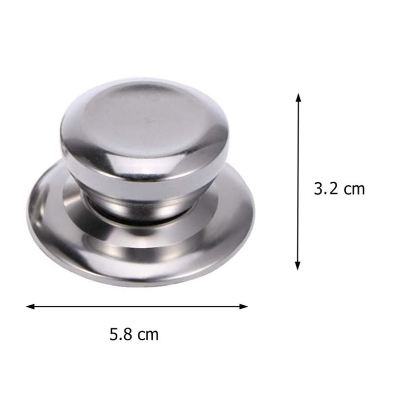 ABWR-4Pcs Pot Lid Knobs Pot Lid Cover Knob Handle Universal Kitchen Cookware Lid Replacement