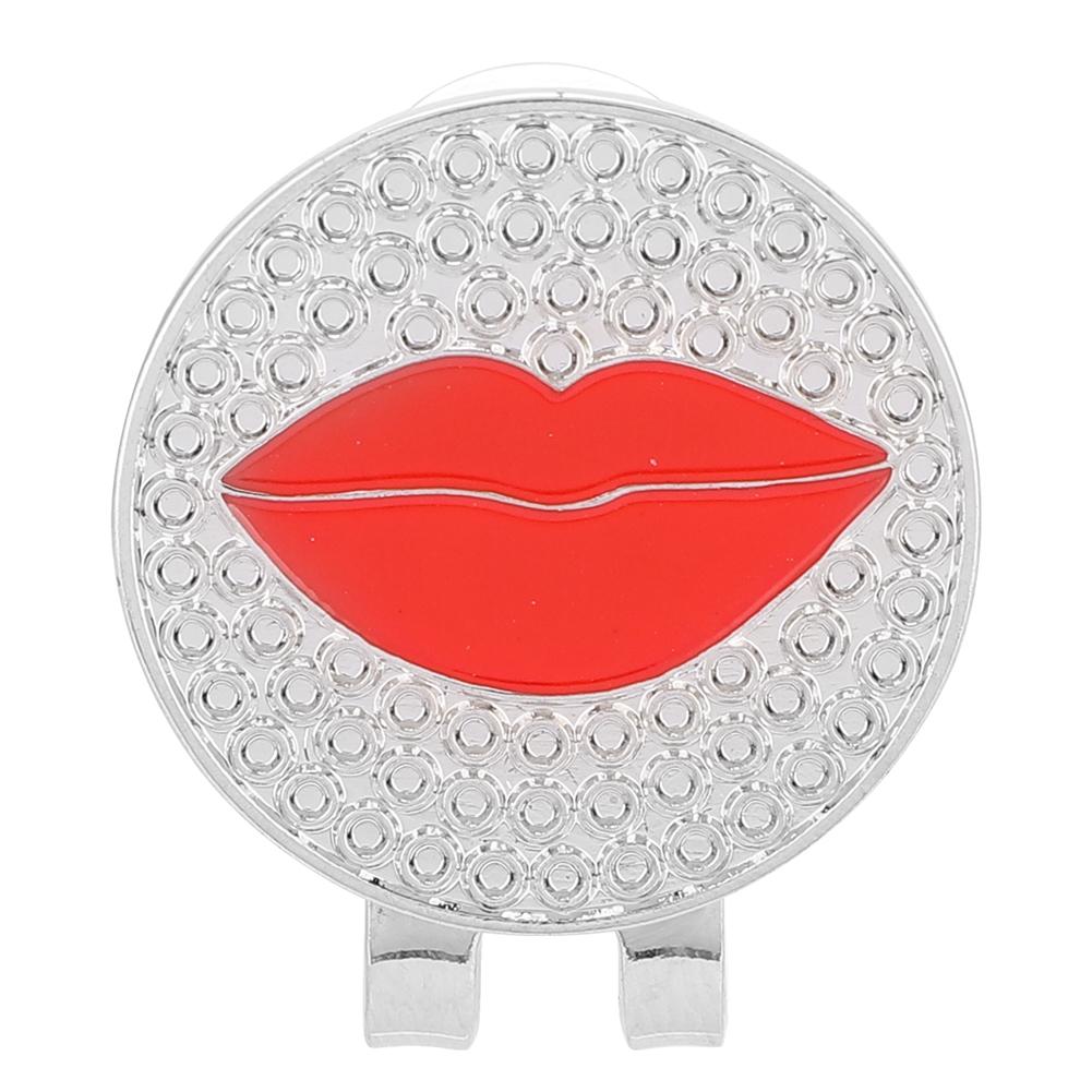 Hållbar Golfkeps-klämma i Rostfritt Stål med Avtagbar Magnetisk Bollmarkör