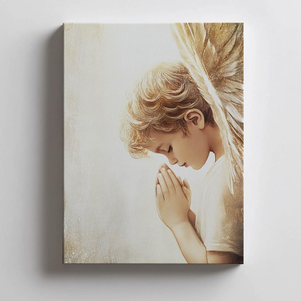 Angel Prayers Angel Prayers, 30X40 Cm, Unframed, Premium Canvas On Stretcher