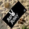 Singer Bad B-Bunny Towel Yoga Gym Yoga Gym Lightweight Portable for Swimming Beach Travel Sports Accessories Sandproof