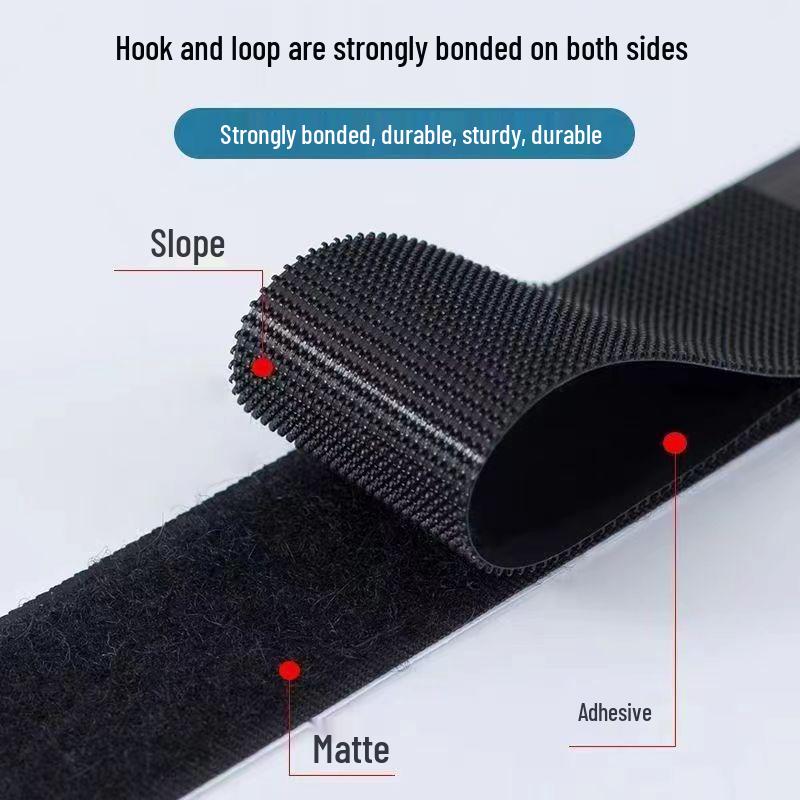 Nylon Self-Adhesive Velcro Screen Curtain with Strong Traceless Hot Melt Hook & Loop