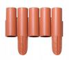 Plastic Garden Palisade with Terracotta Edge 25x15 Cm Lawn 235m