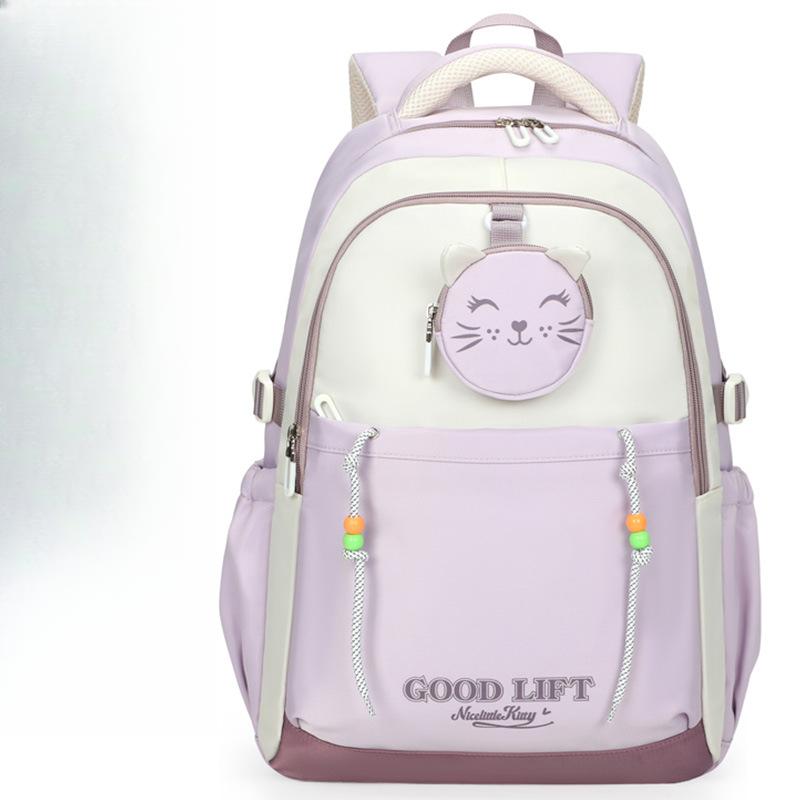 

Fashionable, Versatile, Lightweight and Large-capacity Backpack, A Casual Backpack for Junior High School, Senior High School and College Students фиолетовый