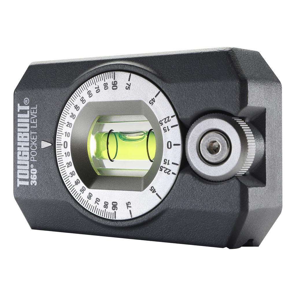 ToughBuilt 360 Degree Pocket Level - (TB-H2-L-4R) Black