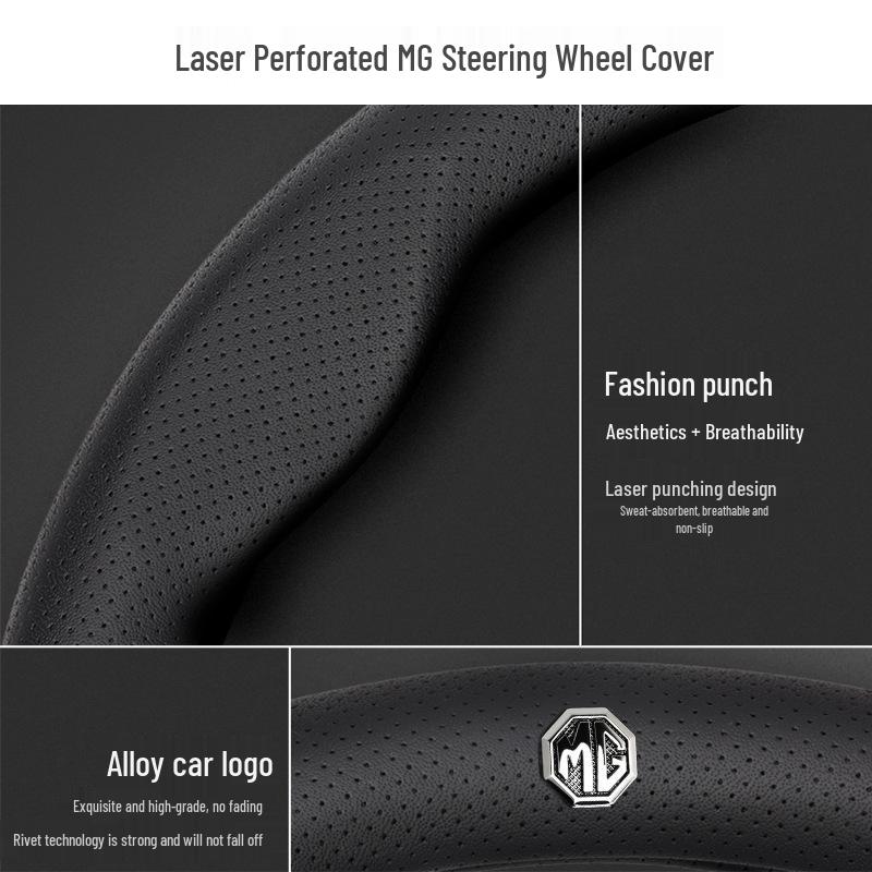 Echte Lederlenkradabdeckung für MG5 Scorpio, 6pro, ZS, HS, One, MG3, Roewe