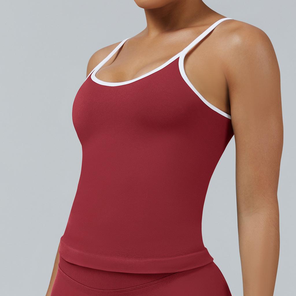 Womens Breathable Dryfit Sleeveless Sports Vest For Yoga And Running