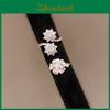 Zirkonblume Eleganter Offener Ring Für Damen Modeschmuck Geschenkidee