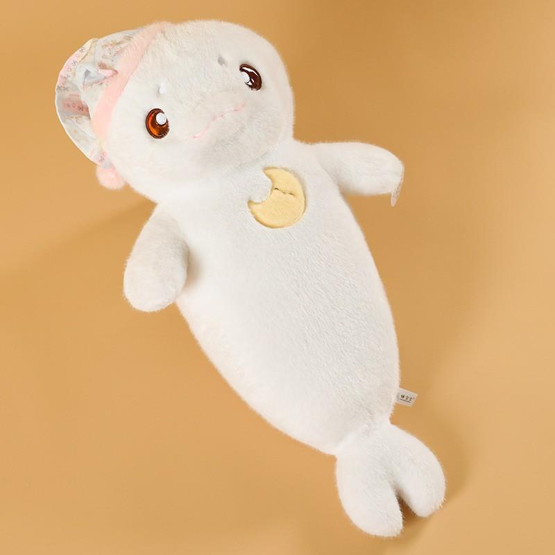Soft Plush Dolphin Toy Kids Adults - 70cm Cuddly Sea Animal Stuffed Doll In Blue Pink White