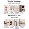 Tiered Design Toilet Paper Holder No-drill Tissue Holder Roll Paper Holder  Bathroom