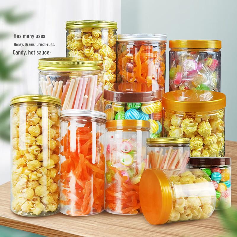 Moufu PET Transparent Storage Jars