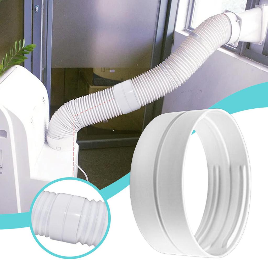 Portable Ac Exhaust Hose Coupler Air Conditioner Hose Connector Mobile 5.1in 5.9in Pipe Joint for Commercial Space Bedroom Duct