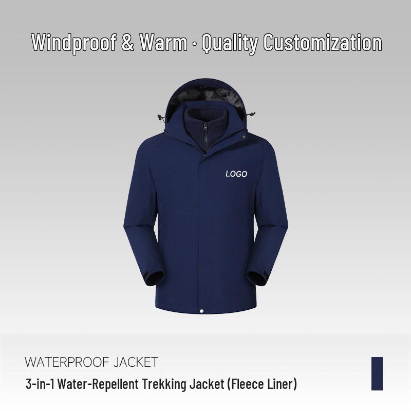 Veste d'alpinisme avec logo personnalisé BMW - Vêtement d'extérieur d'équipe pour la saison automne/hiver