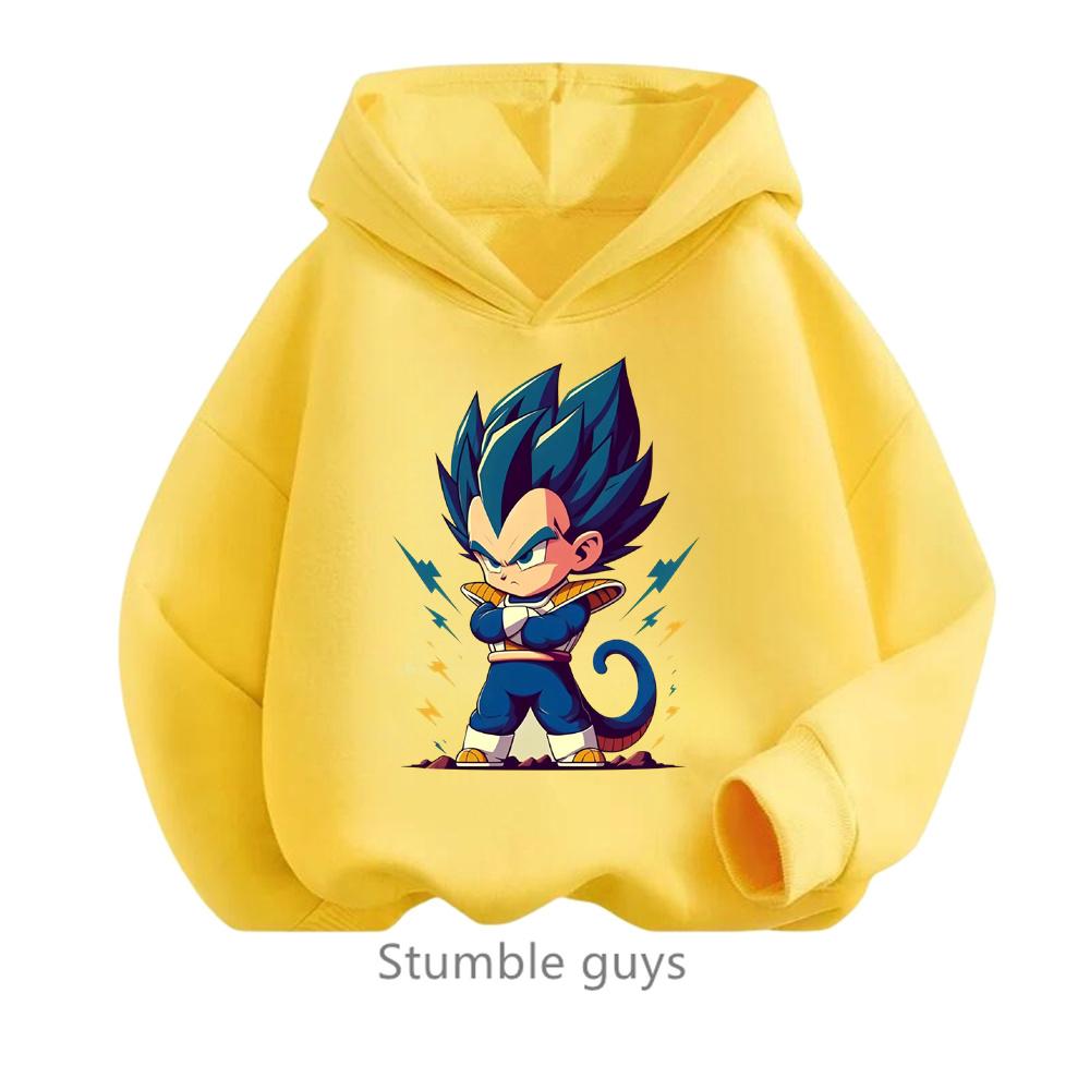 Kids Clothes Boys Dragon Ball Z Hoodie Spring and Autumn Clothes Children's Sweatshirt Cartoon Long Sleeve Hooded Sweatshirt