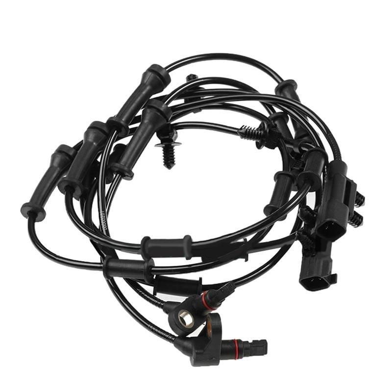 Precise 1Set ABS Wheel Speed Sensor For Jeep Wrangler 3.6L 2012-2017 3.8L 2007-2011 68003281AA 52125003AB Replacement Accessorie