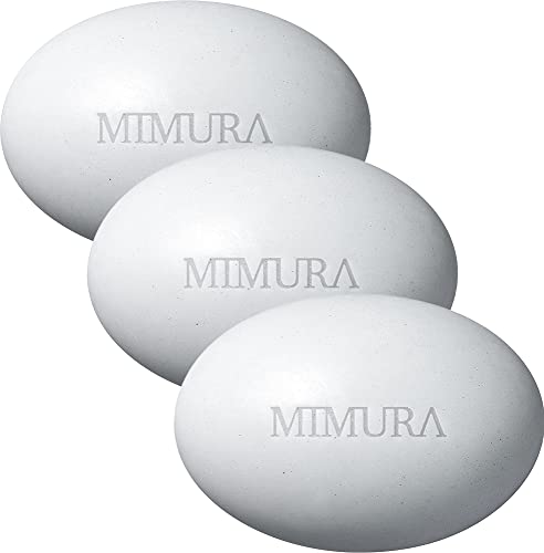 MIMURA Skin Care Soap (100g x 3-Pack) (For Face and Body) Additive-Free Facial Cleansing Bar, Foaming, Pore Care, Dry and Sensitive Skin, Charcoal, Ba