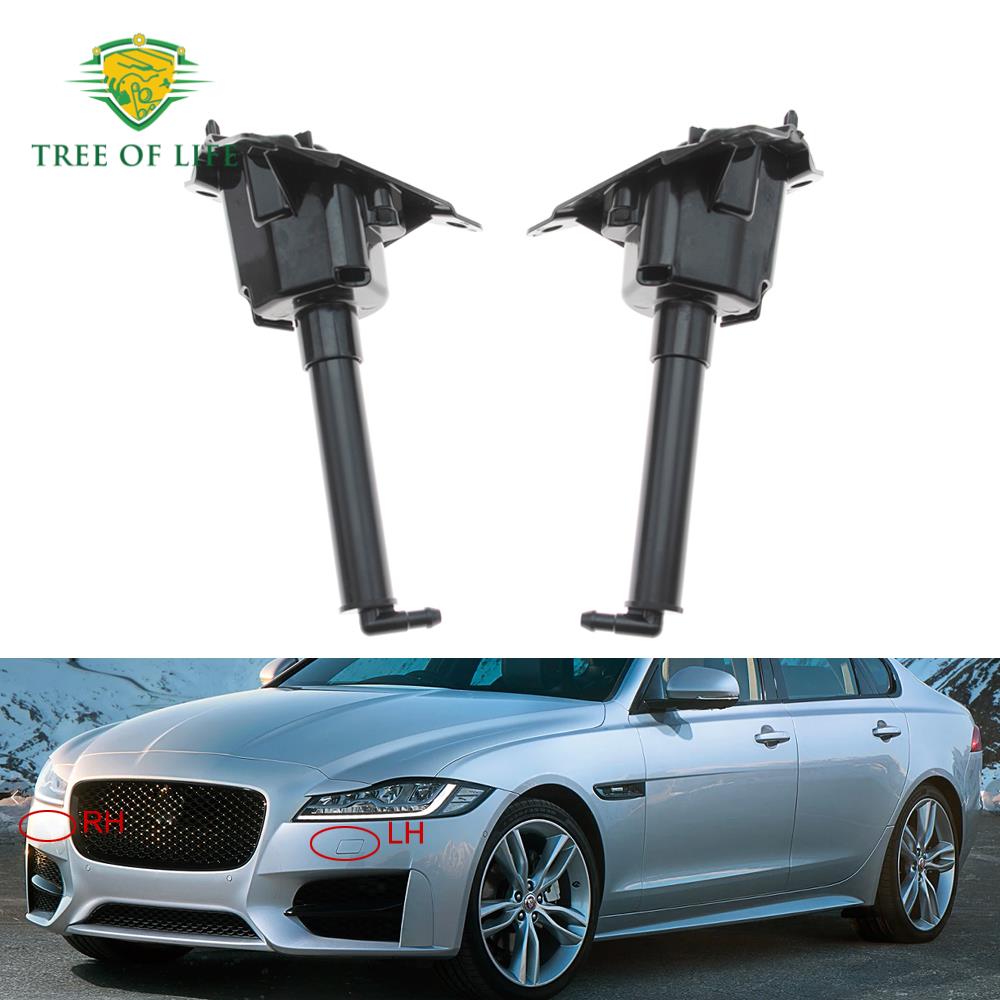 For Jaguar XF 2016- F-Pace 2017- Front Bumper HeadLight Lamp Washer Spray Nozzle Cleaning Pump Actuator T2H3654 T2H3656