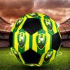 ado hen haag Indoor Soccer Ball Colorful Machine Stitched PVC Size 5 Team Training Competition Ready Durable High-Bounce Cool Sports Gift