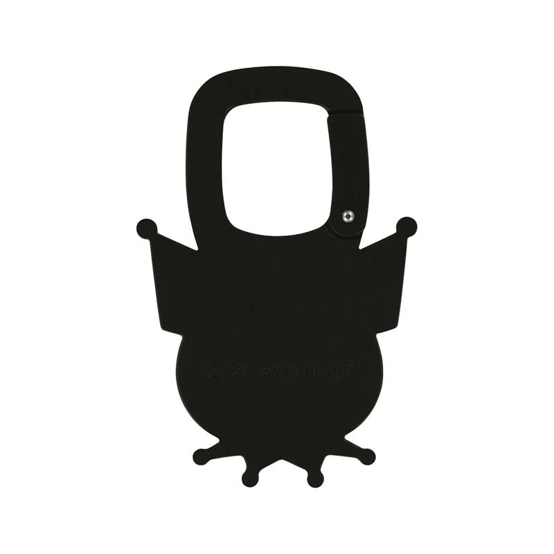 Sanrio KUROMI Charakterförmiger Aluminium Karabiner NEU Sanrio Charaktere