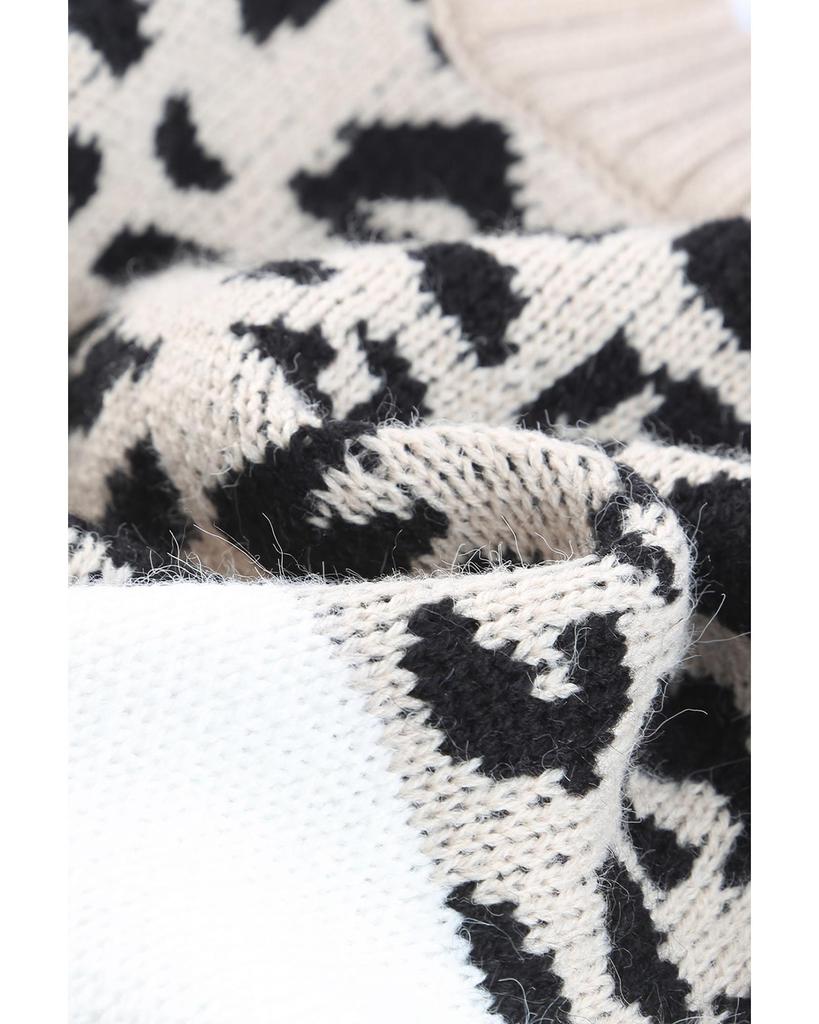 Azura Exchange Color Block Long Sleeve Sweater