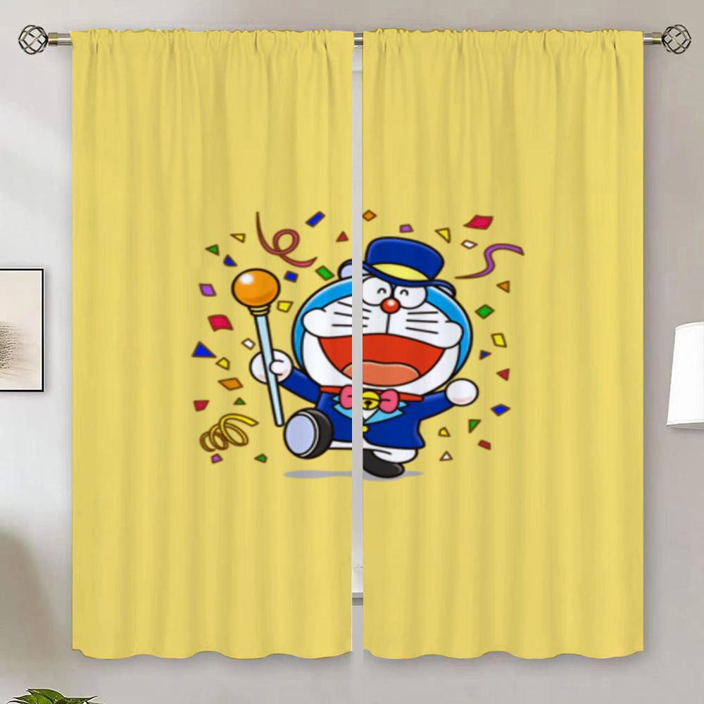 Curtain D-Doraemons Cheap Free Shipping Curtains for Bedroom Home and Decoration Curtains In the Living Room Decoration Blind