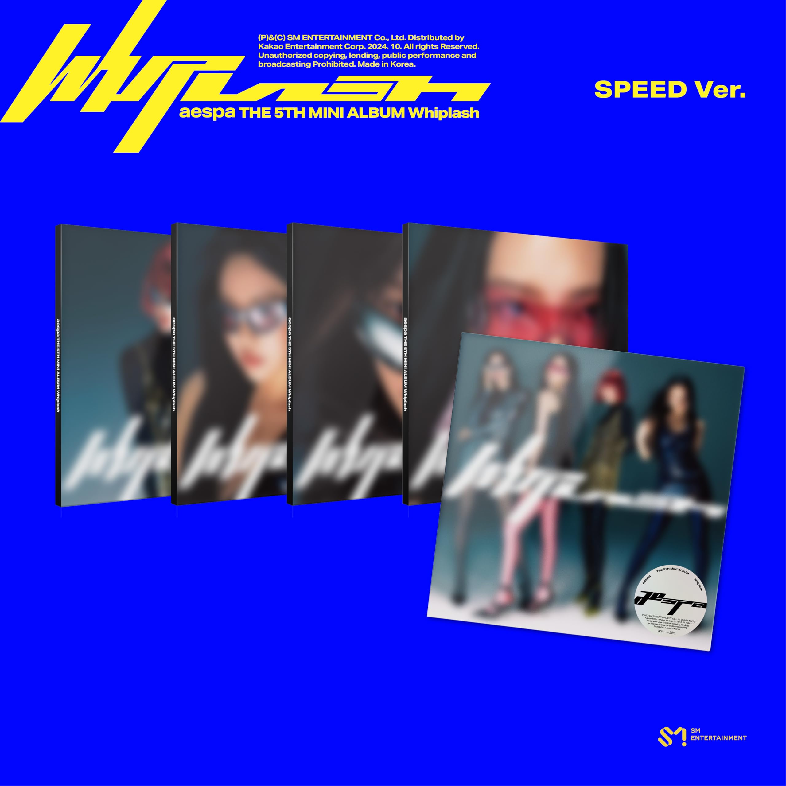 

aespa 5th Mini 5 [Whiplash (SPEED Ver.) SET] (Korean edition)