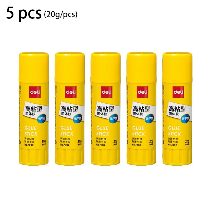 

Deli 5pcs 20g/36g Strong Glue Stick Non-Toxic Extra Strong Bonding Quick-Drying School Supplies Office Supplies Gift Stationery