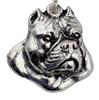 American Bully - Necklace with dog, silver-plated pendant for dog fan, unique jewelry by Art-Dog brand