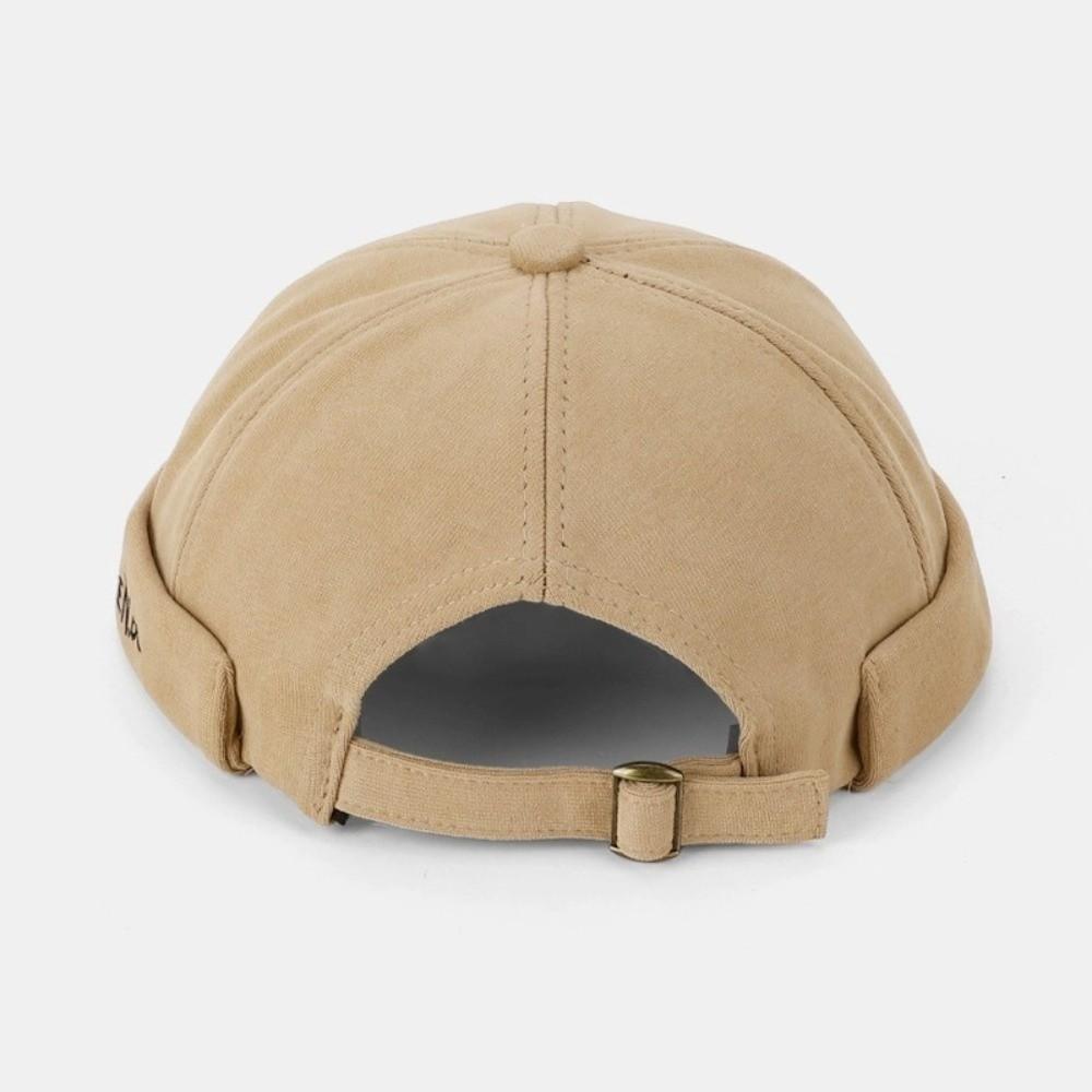 Bonnet Respirant Casquette Docker Ajustable Chapeau Tendance Sans Bord