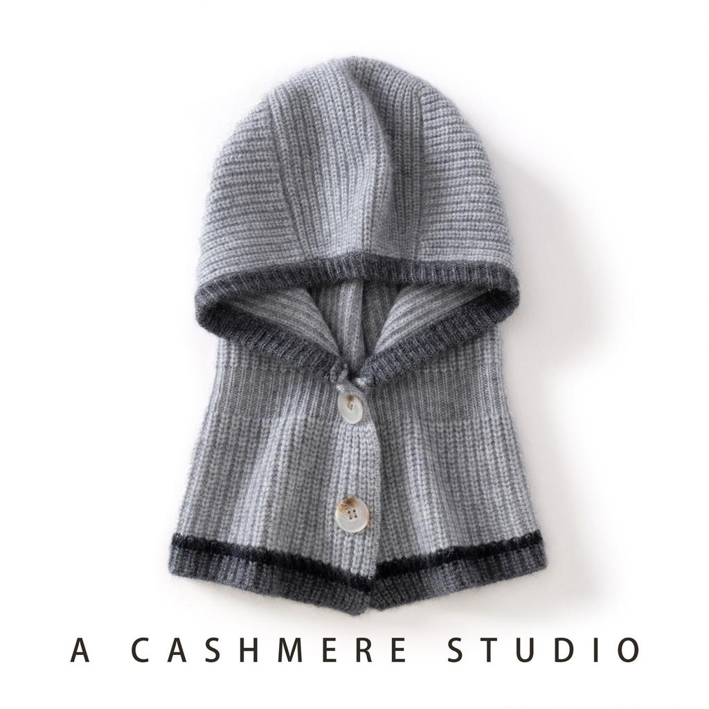 New color matching hat women's autumn and winter wool hat warm ear protection knitted hat cashmere outdoor cycling cold hat winter