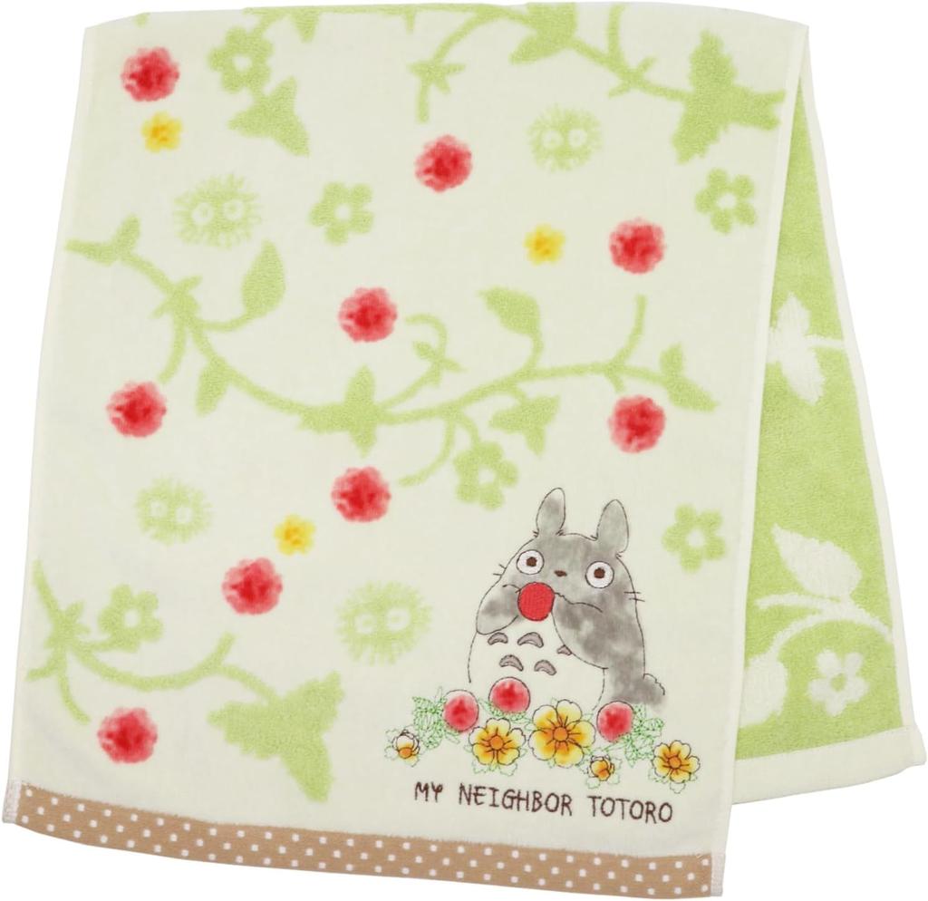 Marushin Ghibli Face My Neighbor Character Greedy Strawberry 1005034700 Towel, Totoro, 100% Cotton, Goods, Gift, Present, Birthday, Mother's Day,