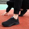 Men Running Sports Shoes Knitted Mesh Sneakers Lightweight Casual Sports Shoes Walking Flats Lace-up Jogging Trainers