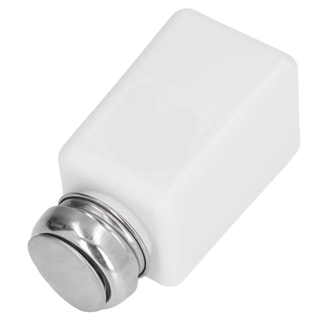 200ML Press Type Solvent Dispenser ESD Safe Anti Static   Bottle with Stainless Steel Lid