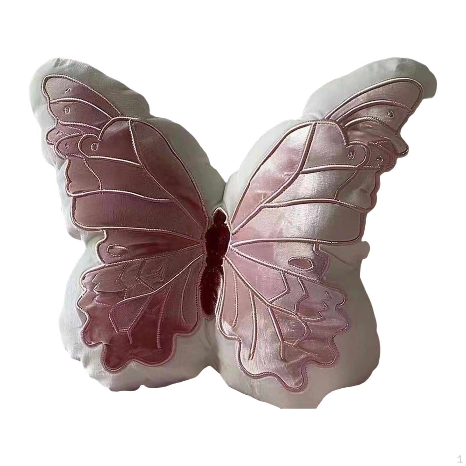 

Подушка-бабочка для дома и офиса, подарок на День благодарения White Pink