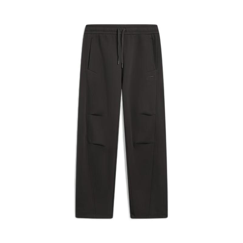 Li-Ning Women s Fleece-Lined Retro Straight-Leg Sweatpants AKLV956 L