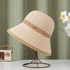 Summer Bucket Hats Cap For Women Double Layer Spring Fisherman Hat Outdoor Foldable Suncreen Beach Hat