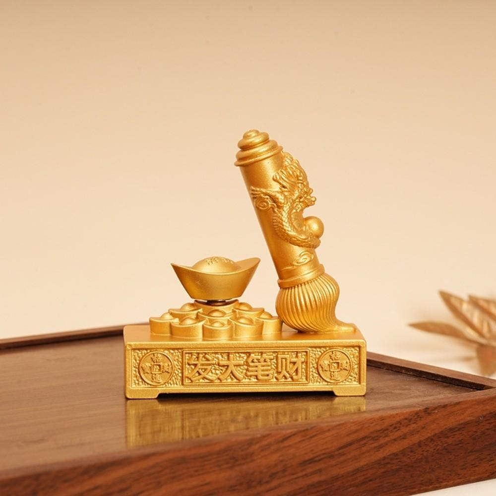 Yuanbao Element Välstånd Skrivbordsdekoration Zink Zinklegeringsmaterial Yuanbao Drakhantverk Hemdekoration
