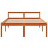 Senior Bed Wax Brown 120 X 190 Cm Solid Pine Wood