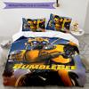 Transformers 3 stk. Sengetøjssæt Dynebetræk Lukning Indeholder 1 Dynebetræk & 2 Pudebetræk til Alle Årstider Soveværelse Hjem Kollegieværelse Indretning