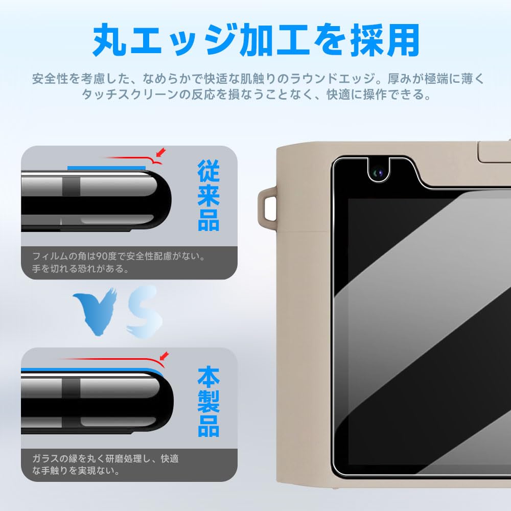Film for SAEDA BQ1 Camera Screen 9H Hardness Automatic Easy Compatible with SAEDA BQ1 LCD Screen Protector 2-PackLAZIRO B-Quest Protector, [HD