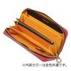 Long Wallet Genuine Leather Large Capacity 081603 Nezel Round Zipper Wide Open Card Storage Cowhide Red [Castelbajac] [14]