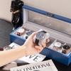 ProCase Wooden Watch Watch Display Case with Glass Lid Men's Box, 6-Slot