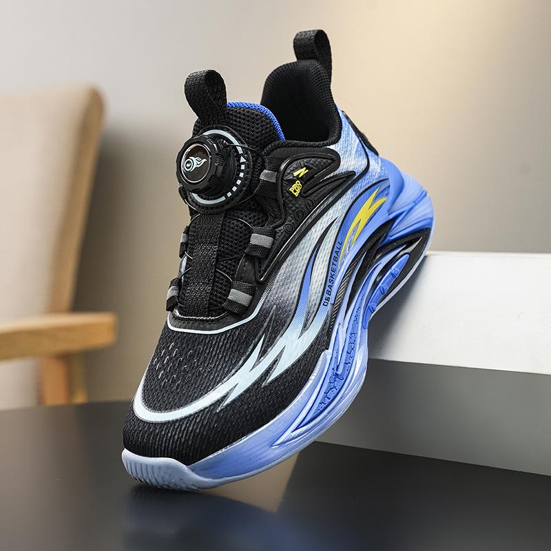 Boys' sports shoes Boys' shoes 2025 new running mesh basketball shoes breathable medium and large children's boys non-slip