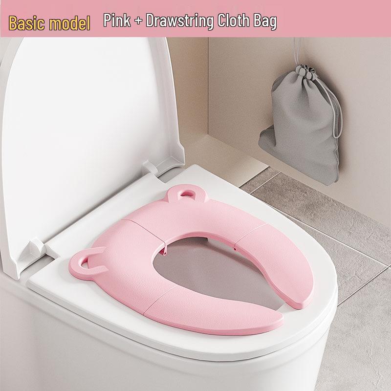 Compact Children's Travel Toilet Seat Pad - Foldable for Easy Storage