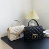 Retro Diamond Embroidered Thread Handbag Bag Women's New Trend Women's Bag High-end Texture Shoulder Messenger Bag