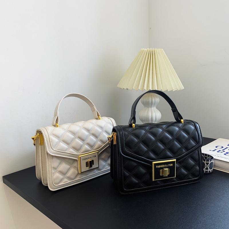 Retro Diamond Embroidered Thread Handbag Bag Women's New Trend Women's Bag High-end Texture Shoulder Messenger Bag